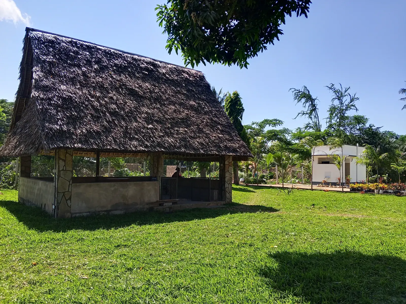 Temporary photograph of the green grounds